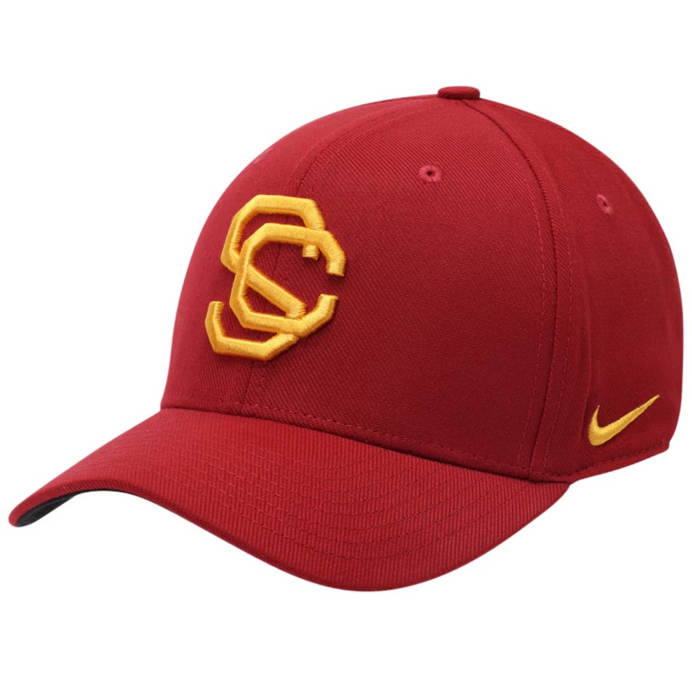 Men's Nike Cardinal USC Trojans Vault Swoosh Flex Hat